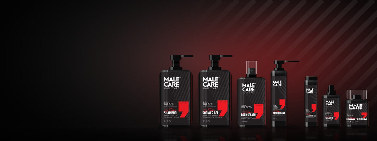 The full MALE CARE lineup