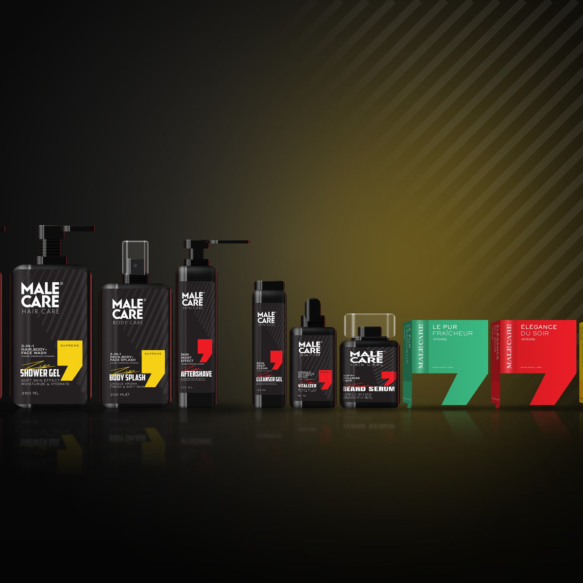 The Complete Collection in Supreme: all ten MALE CARE products