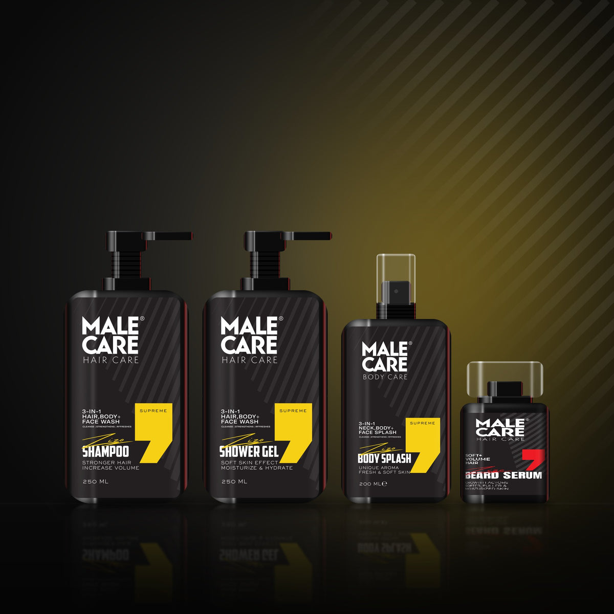 The Signature Kit in Supreme: 3-in-1 Shampoo, Shower Gel, Body Splash and Beard Serum
