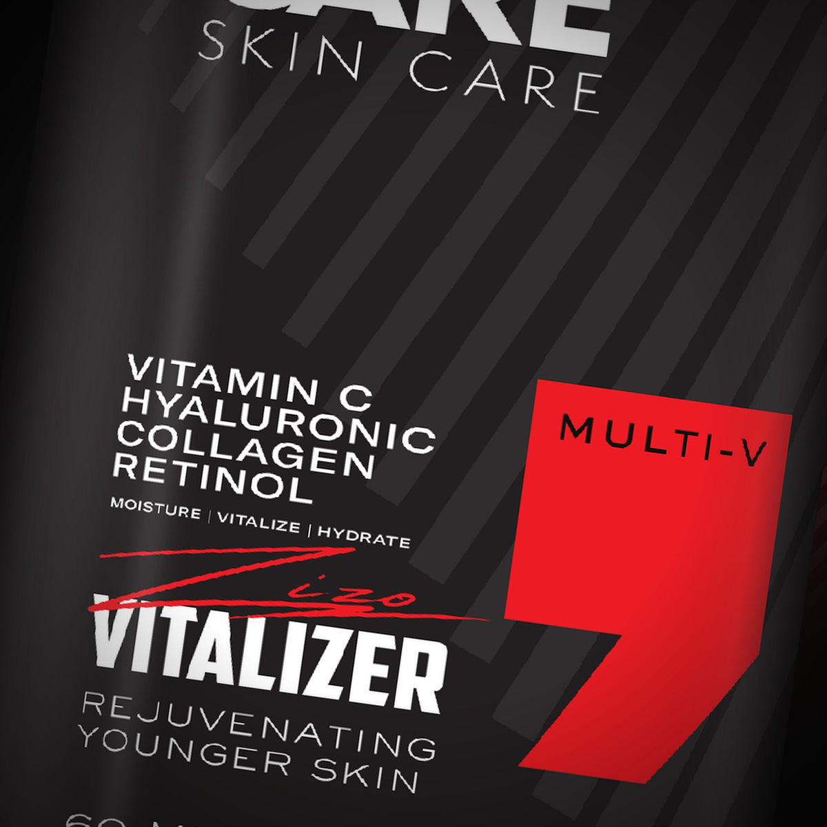 Close-up of the Signature Vitalizer Multi-V Face Serum label